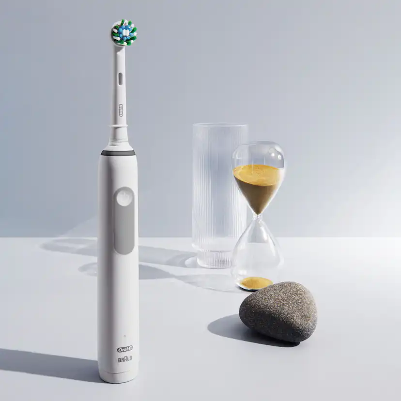 Eltandborste Oral-B Pro3 Duo Black/White med Timerfunktion & 3 Borsthuvuden