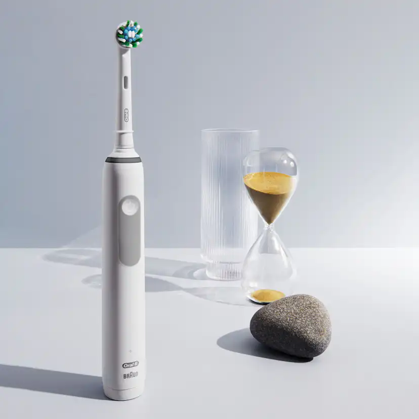 Eltandborste Oral-B Pro3 Duo Black/White med Timerfunktion & 3 Borsthuvuden