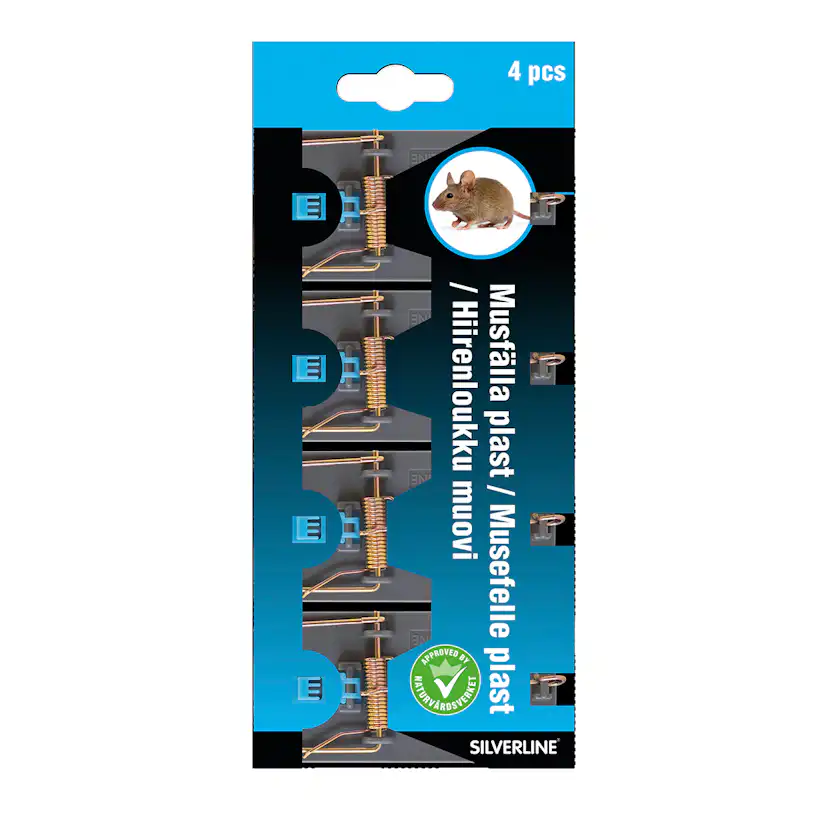 Musfälla Silverline 4-Pack