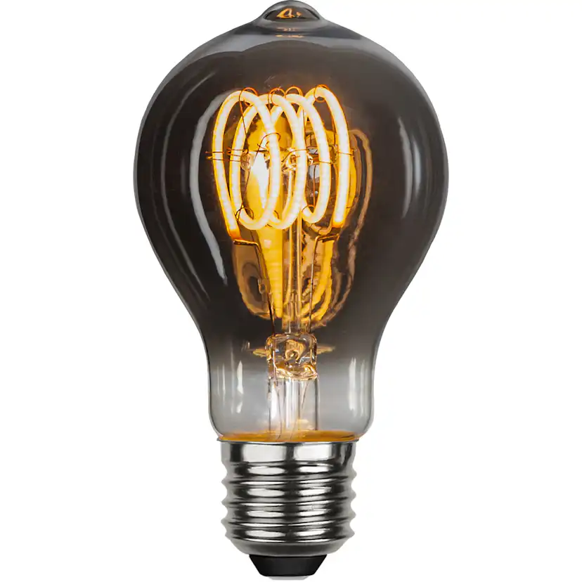 LED-lampa Star Trading E27 TA60 Decoled Spiral Smoke Dimbar 3,7W