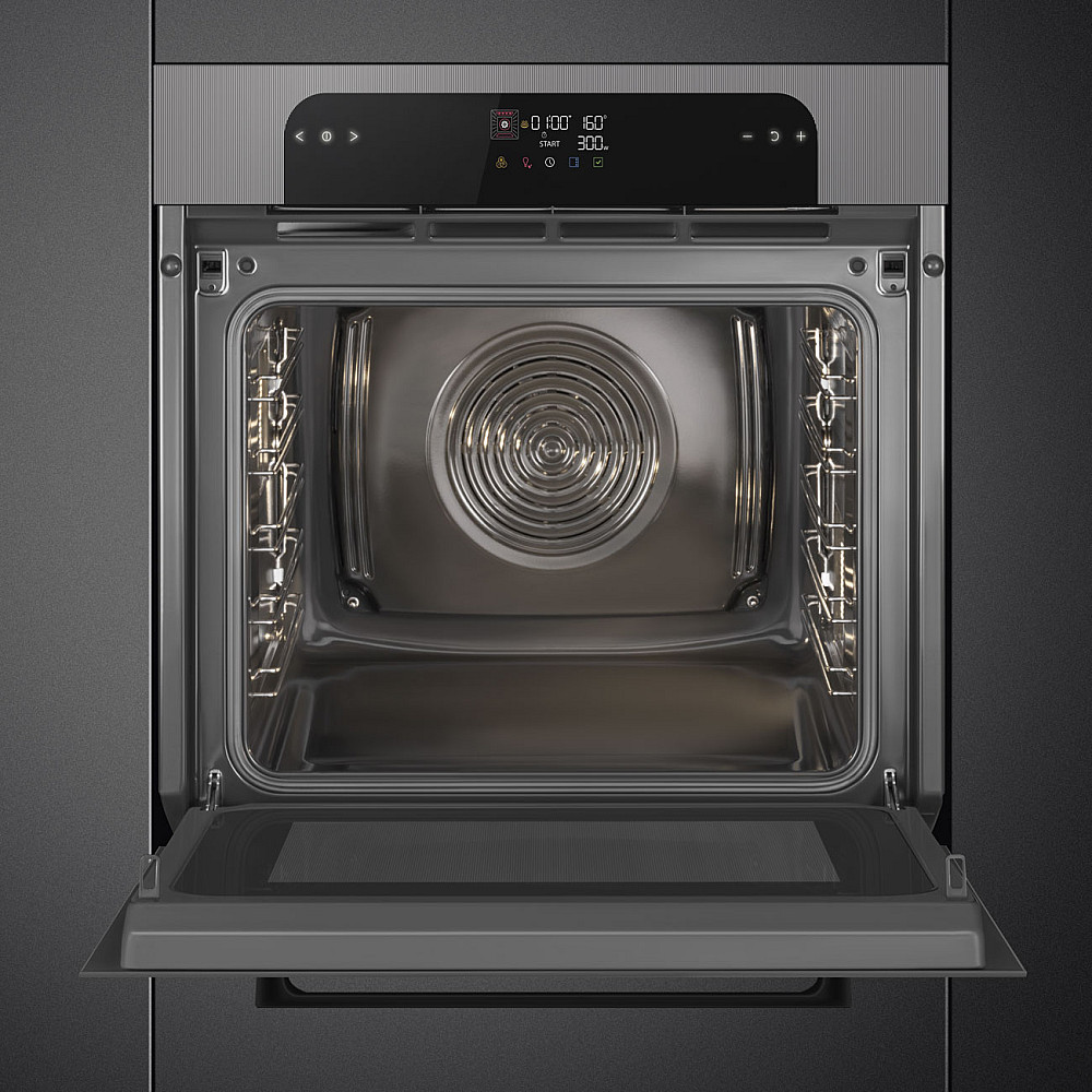 Kombiugn Smeg SO6202M2S med Varmluft och Mikrovågsfunktion Silver 60 cm