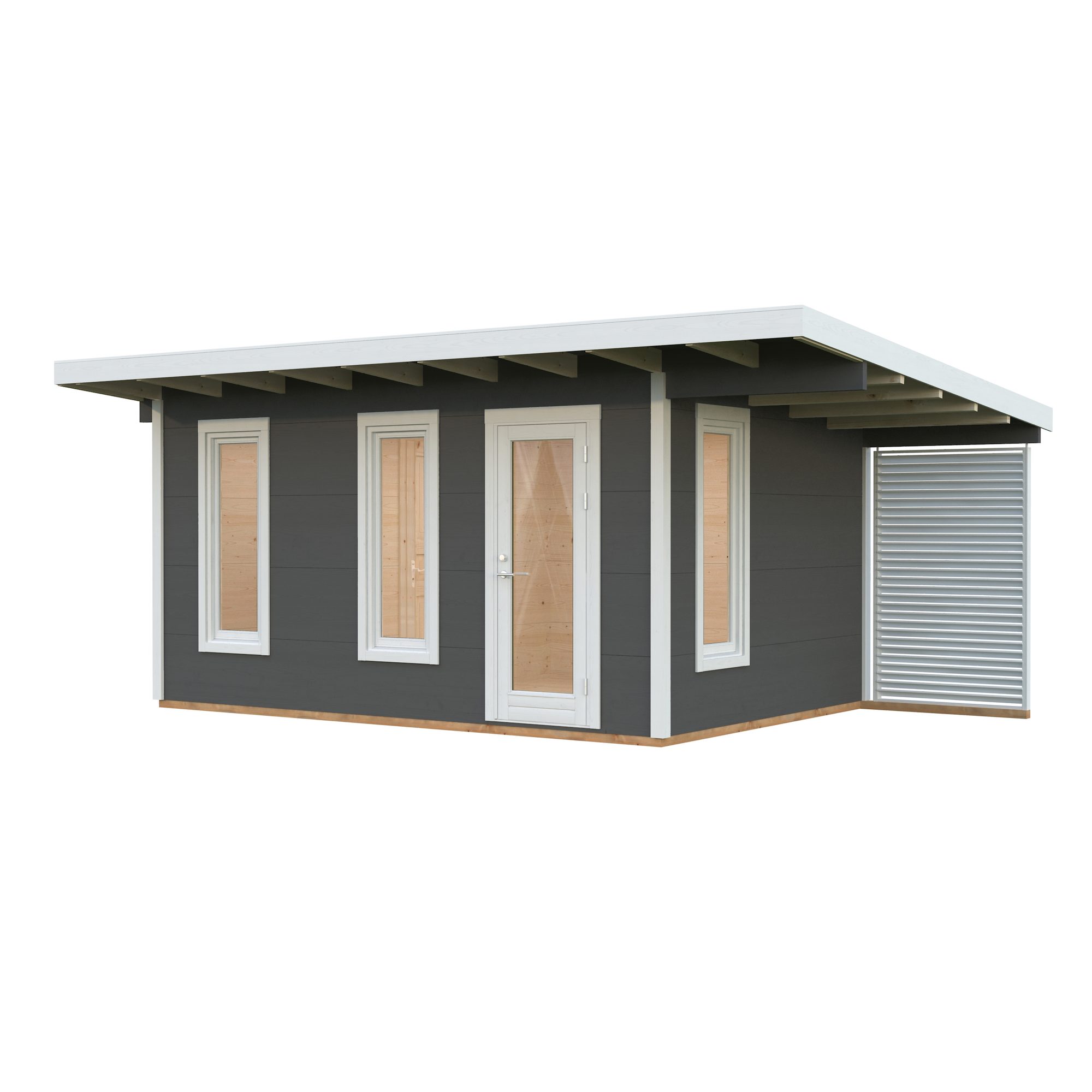 Trädgårdshus Palmako Grace 13,4+4,1 m2