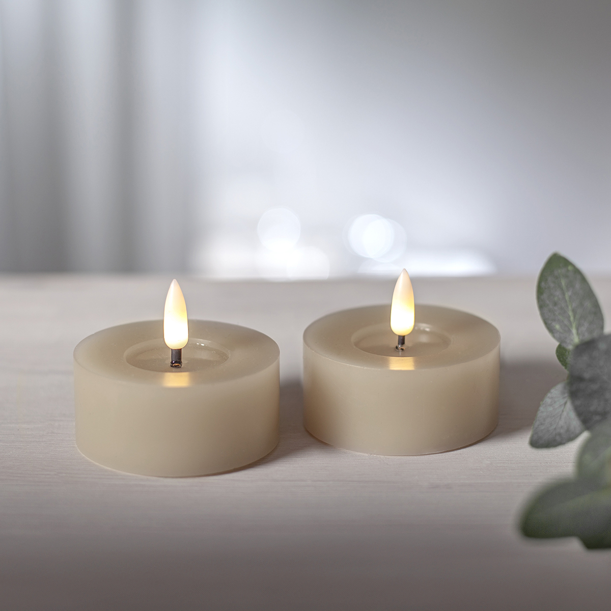 LED-Värmeljus Star Trading Flamme Flow 7x5 cm 2-pack