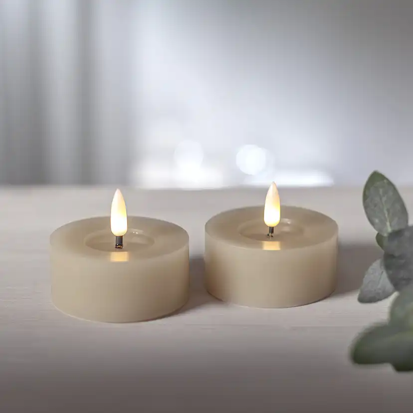 LED-Värmeljus Star Trading Flamme Flow 7x5 cm 2-pack