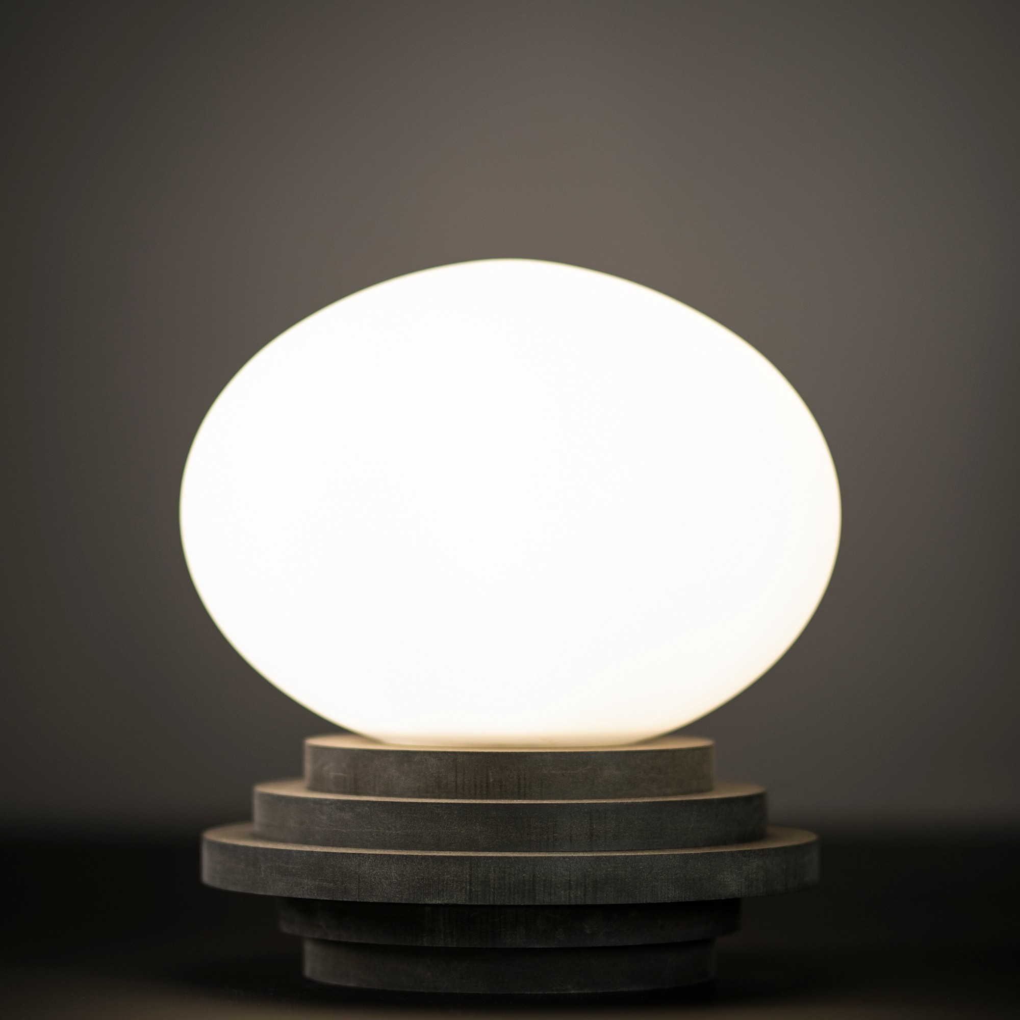 Bordslampa Markslöjd Amfi 1L Mörk Grå/Vit