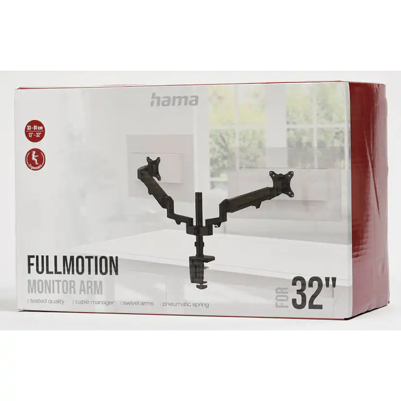 Monitorfäste Hama För Två Bildskärmar 13"- 32"