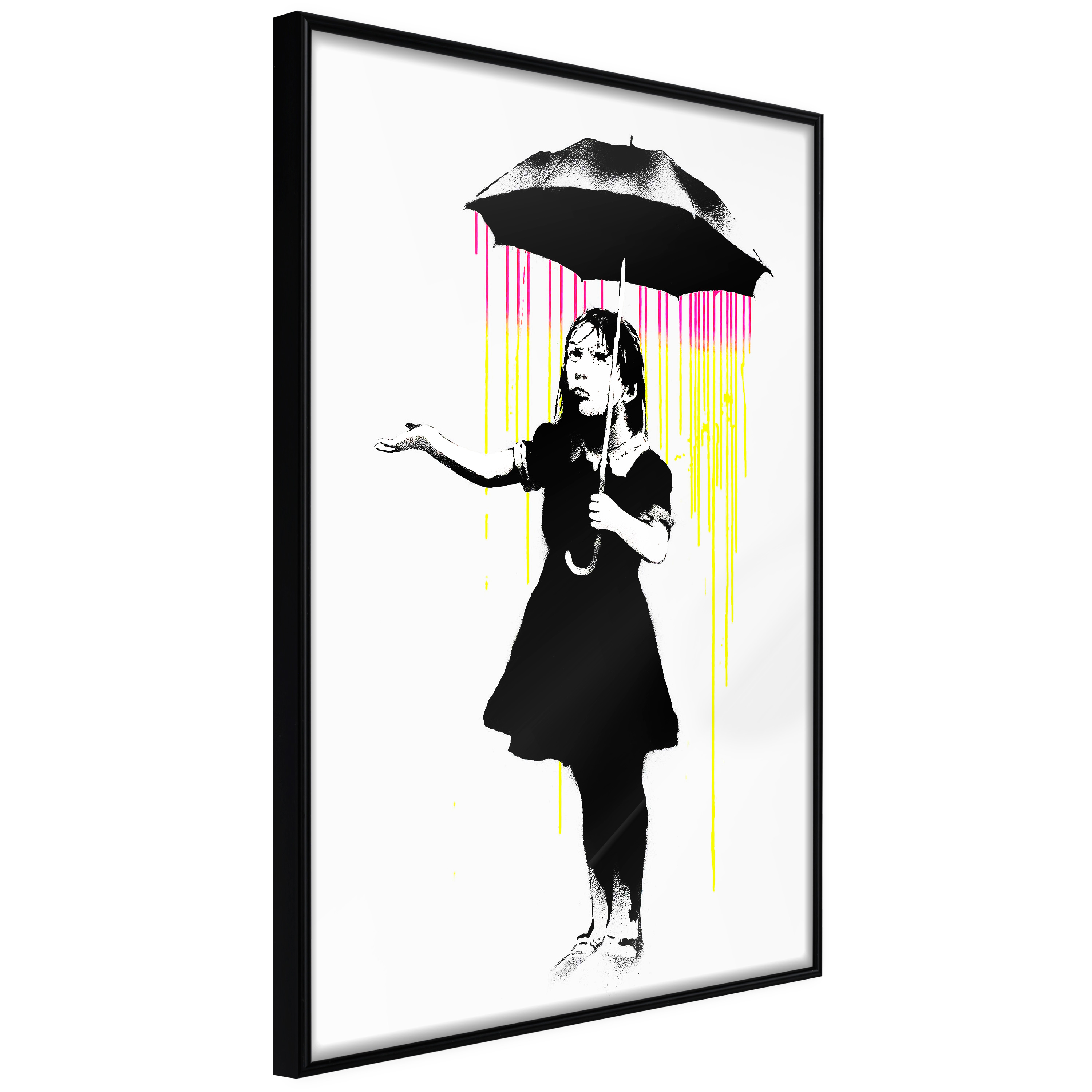 Poster Artgeist Affisch Girl with Umbrella