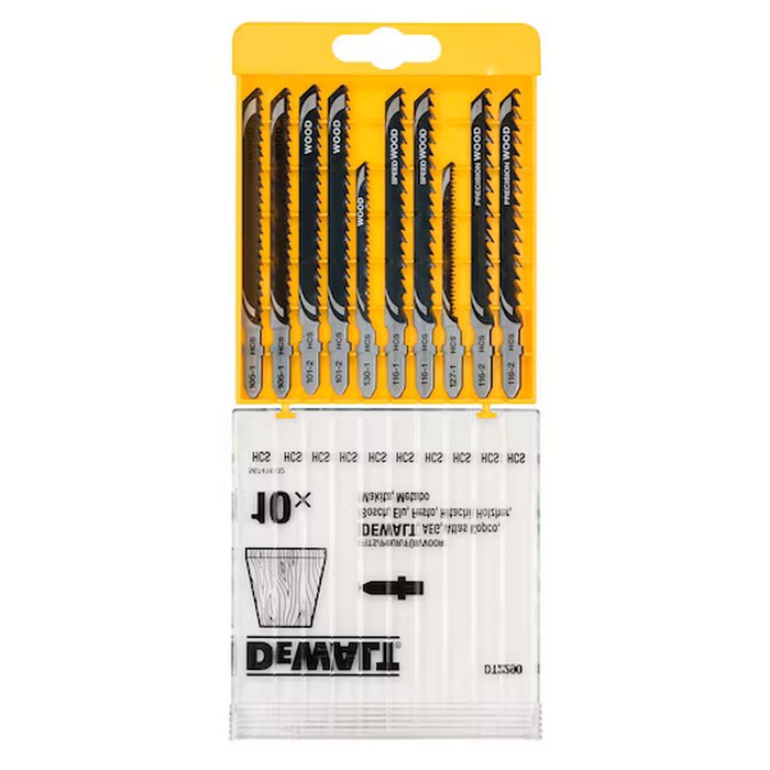 Sticksågsblad DeWalt DT2290 För Trä 10 Delar