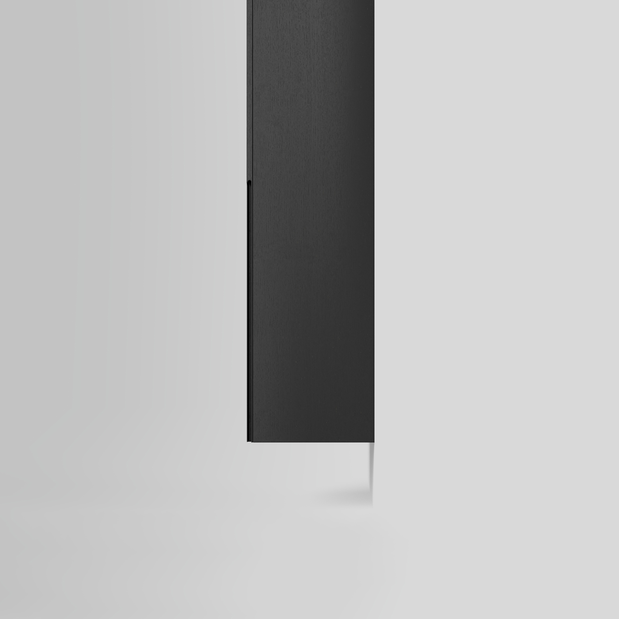 Högskåp Grip 40/40 Black Oak, 5 Hy, Vä Färg: Black Oak, Hängning: Vänster