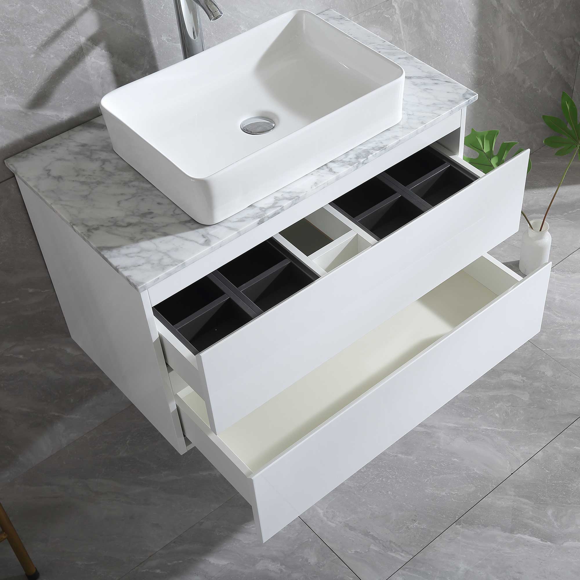 Tvättställsskåp Bathlife Extas Vit