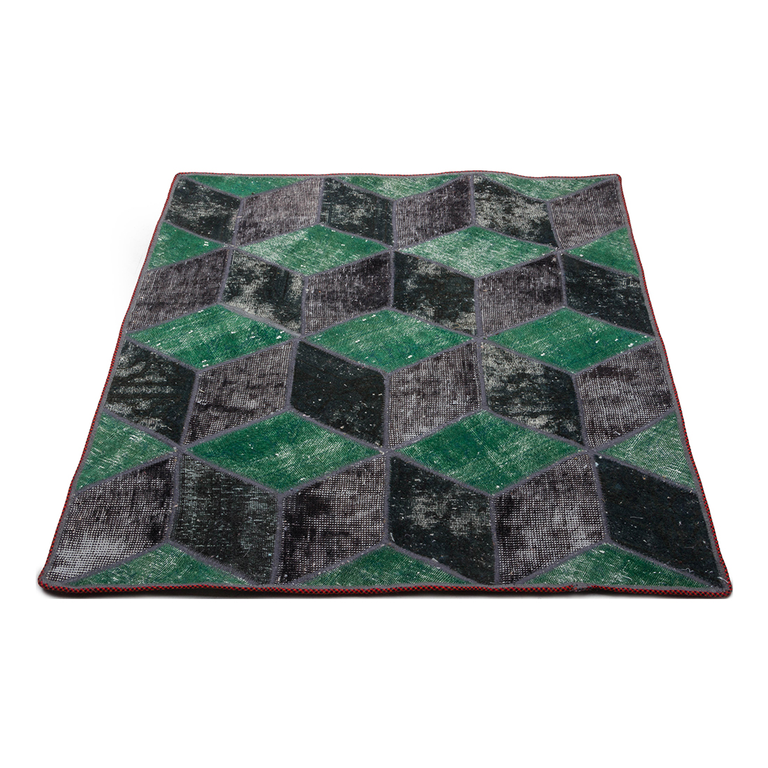 Persisk Patchworkmatta D-sign Handknuten 750650