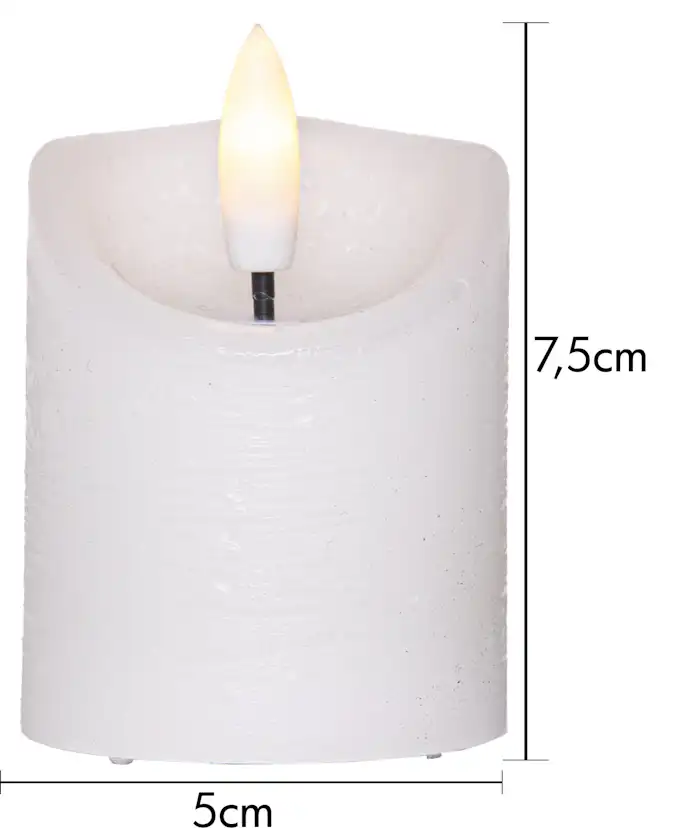 LED-Blockljus Star Trading Flamme Rustic 2-pack