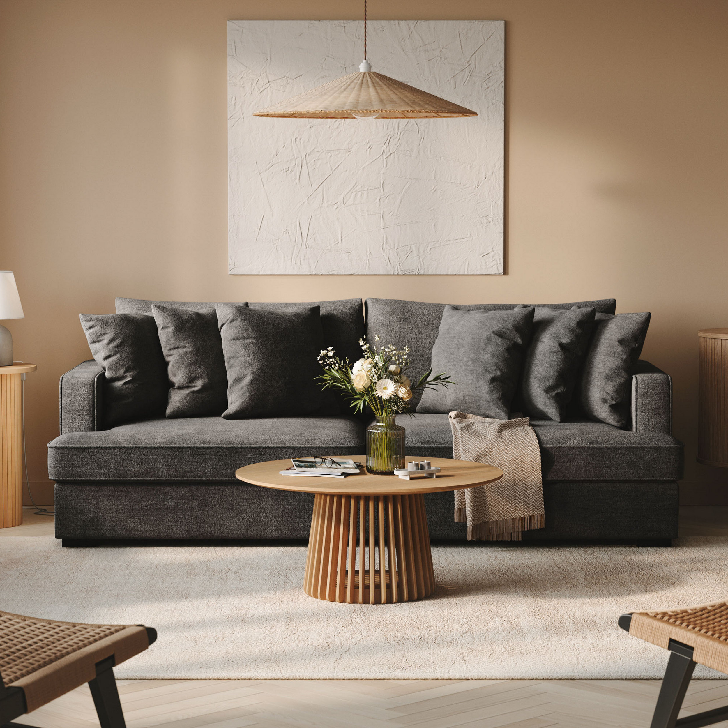 Soffa Scandinavian Choice Rossita 4-sits Djup Soffa
