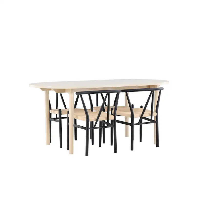 Matgrupp Venture Home Andy 180 med 4 st Alfons Stolar