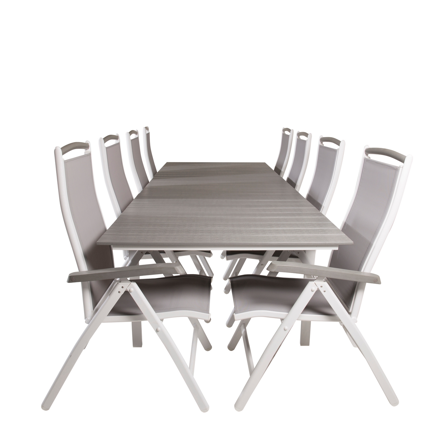 Matgrupp Venture Home Lova 224/324 med 8 Albany Stolar
