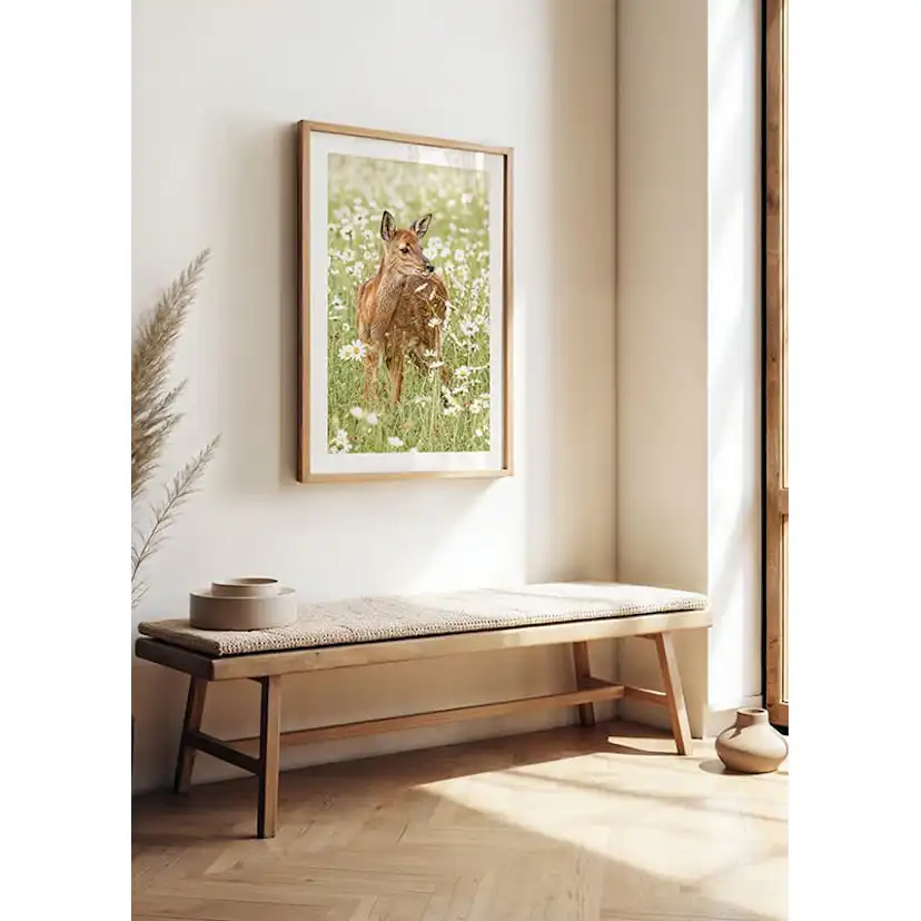 Poster Gallerix Deer in Bloom