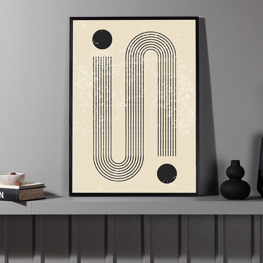 Poster - Pantheon - Beige - 50x70 50x70 cm