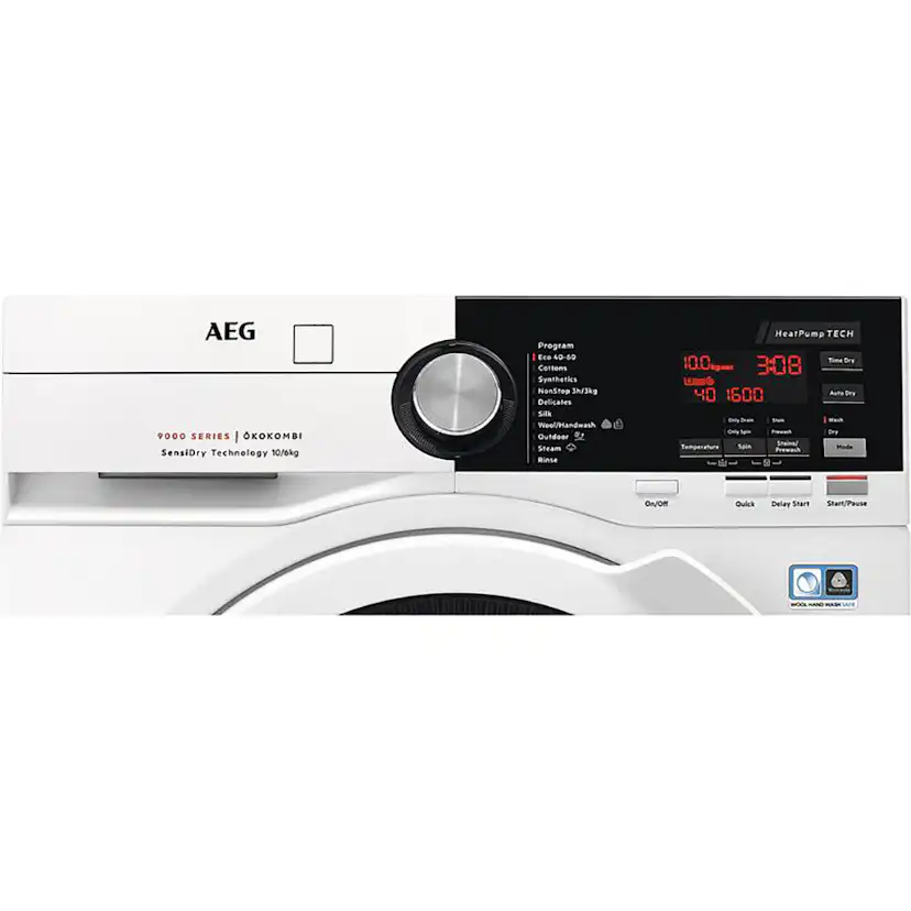 Kombinerad tvätt/tork AEG 9000 SensiDry 10 kg L9WEL165E2