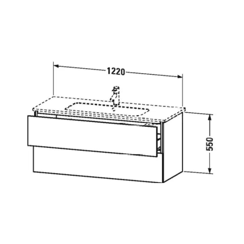Tvättställsskåp Duravit L-Cube