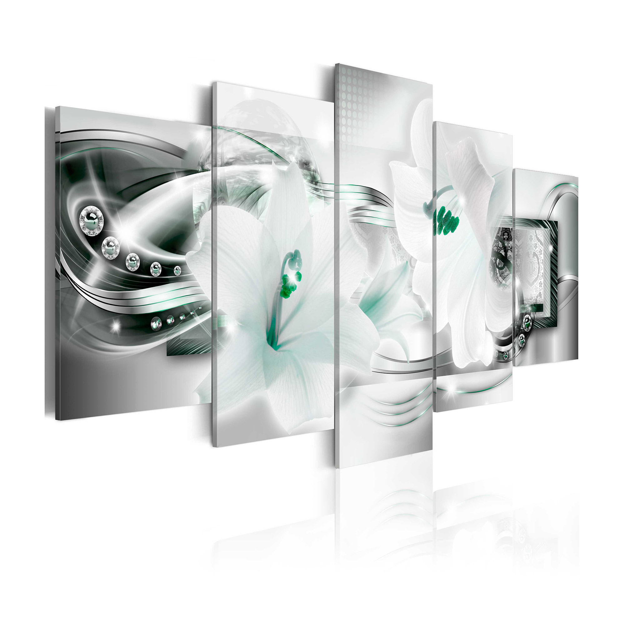 Tavla Arkiio Lilies With Peppermint Accent