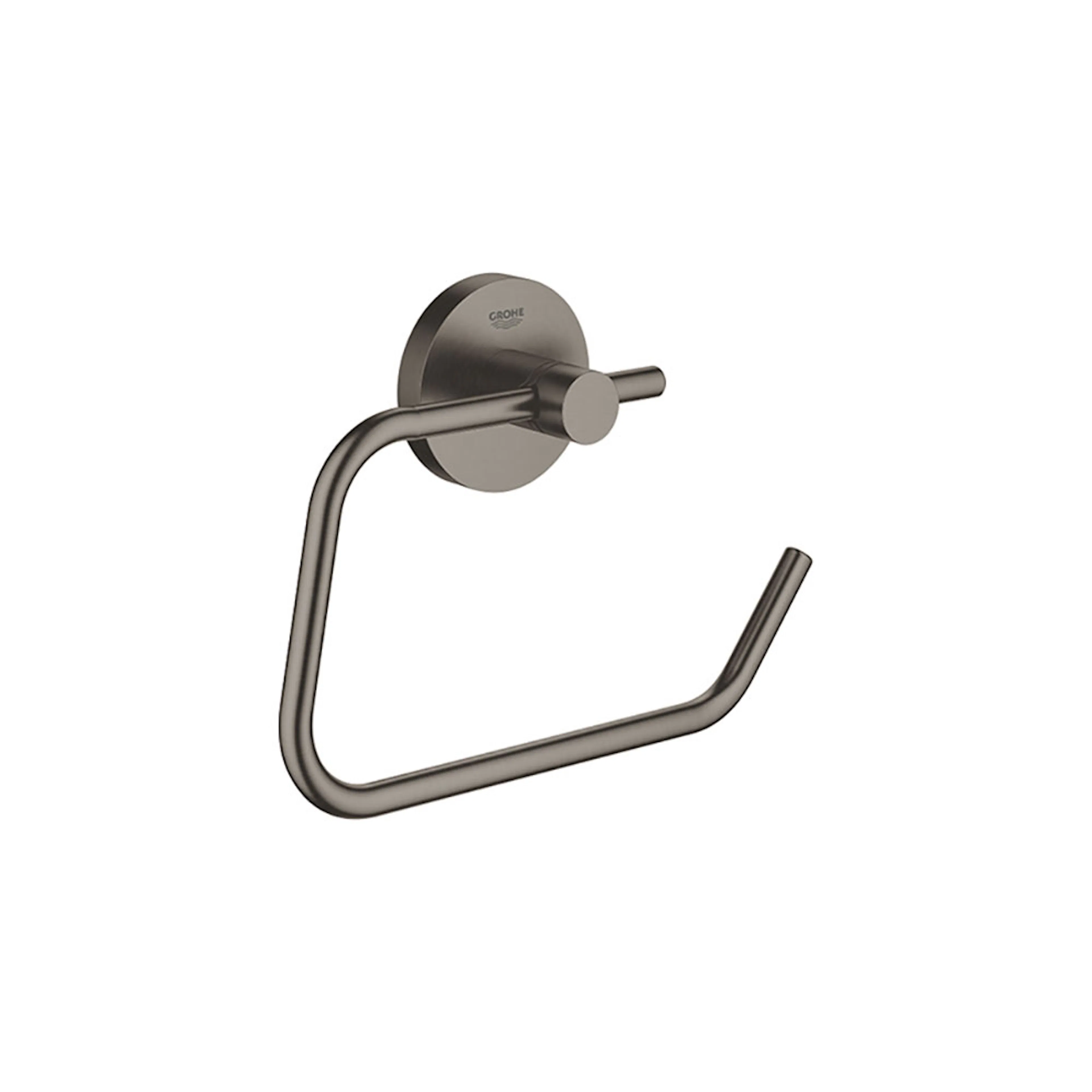 Grohe Essentials toalettpappershållare, Brushed Hard Graphi Svart