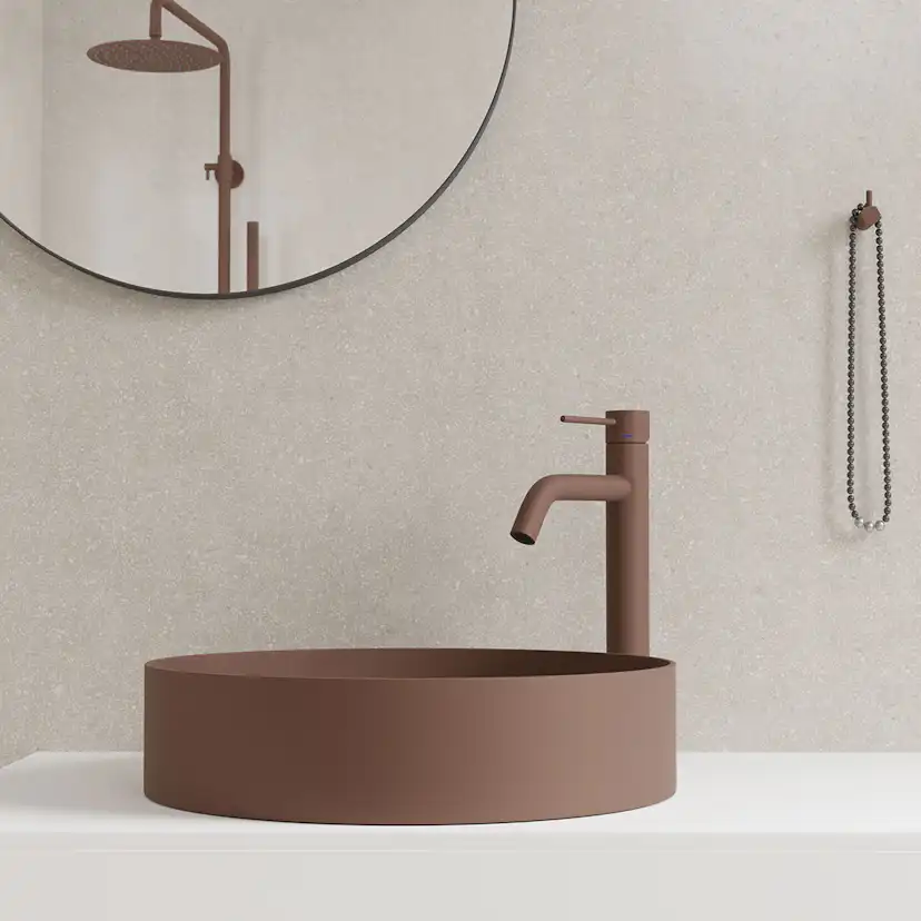 Tvättställsblandare Scandtap Steel Voyage High