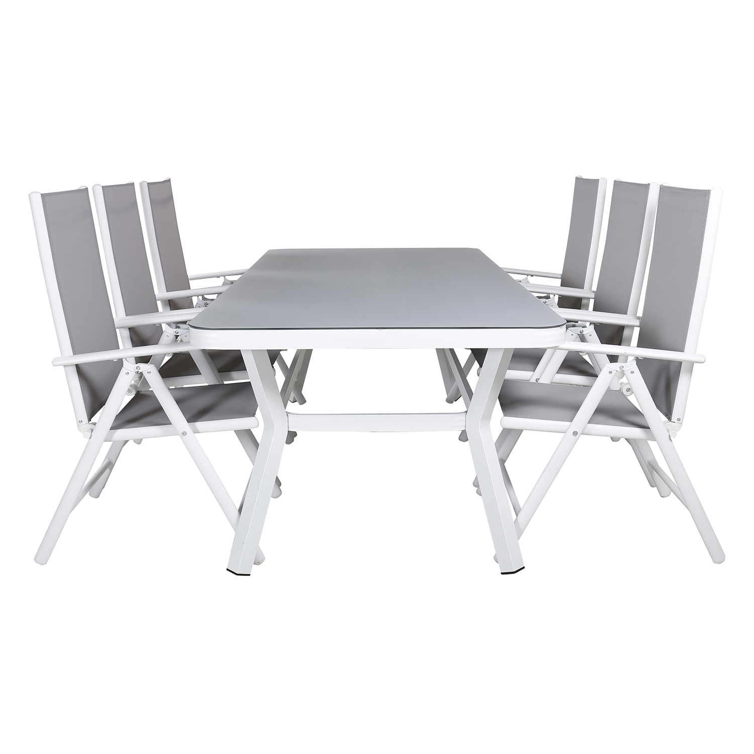 Matgrupp Venture Home Virya 160x90 med 6 Break Matstolar