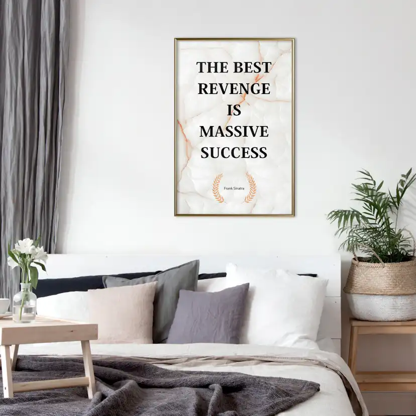 Poster Artgeist Affisch The Best Revenge Is Massive Success