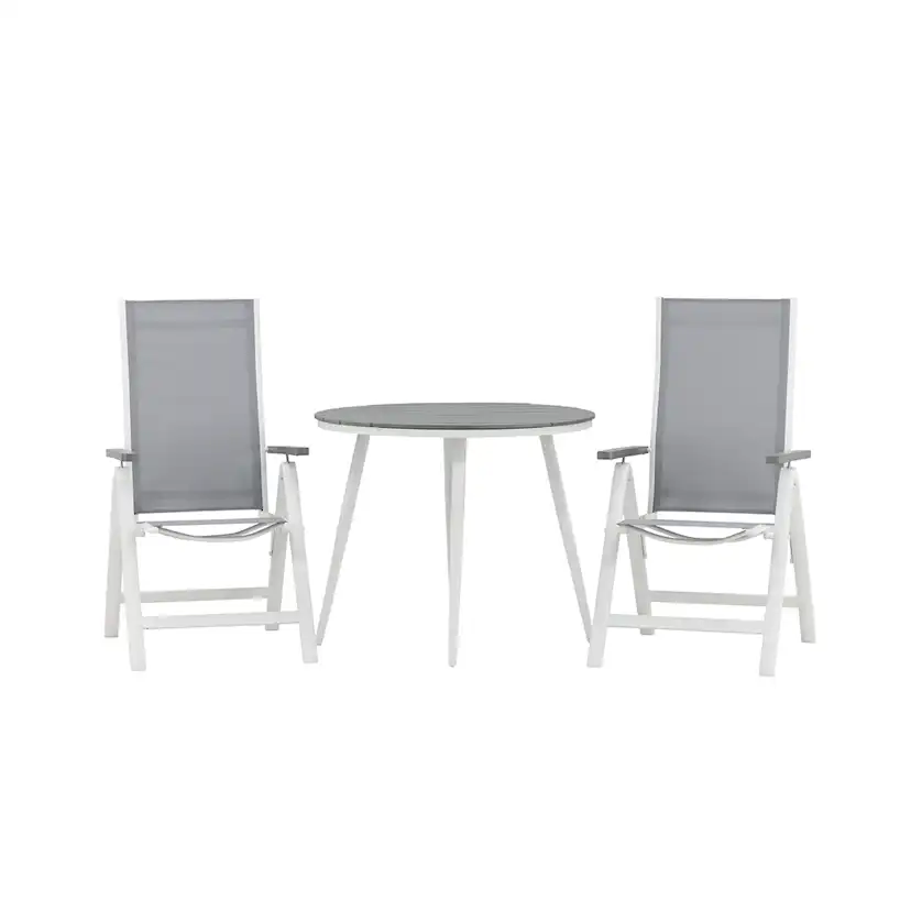 Cafégrupp Venture Home Break Ø90 cm med 2 Albany Stolar