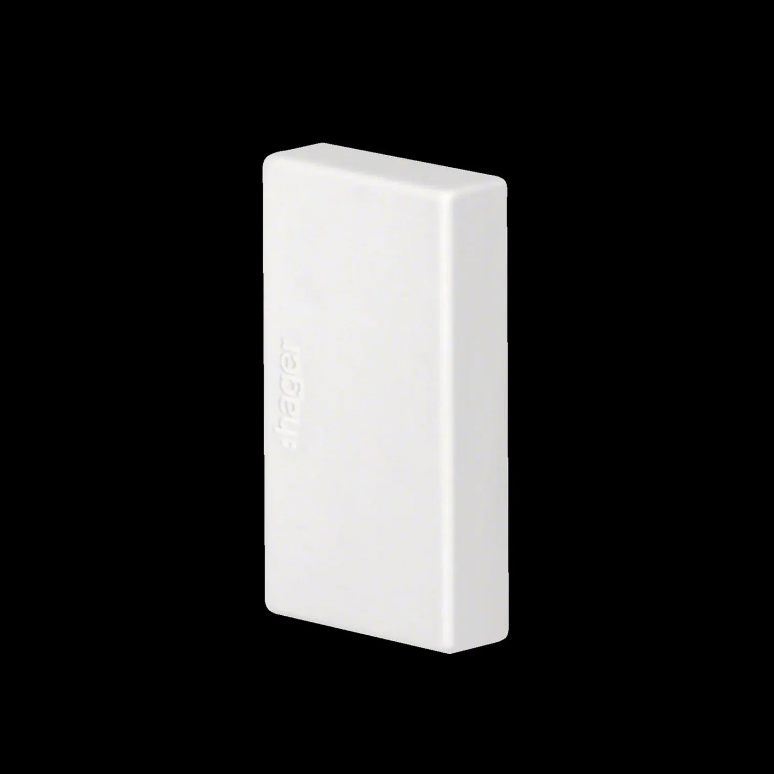Ändstycke till Matarkanal Hager LF/LFH Flexibel 20 x 35 mm Halogenfri Vit RAL 9016