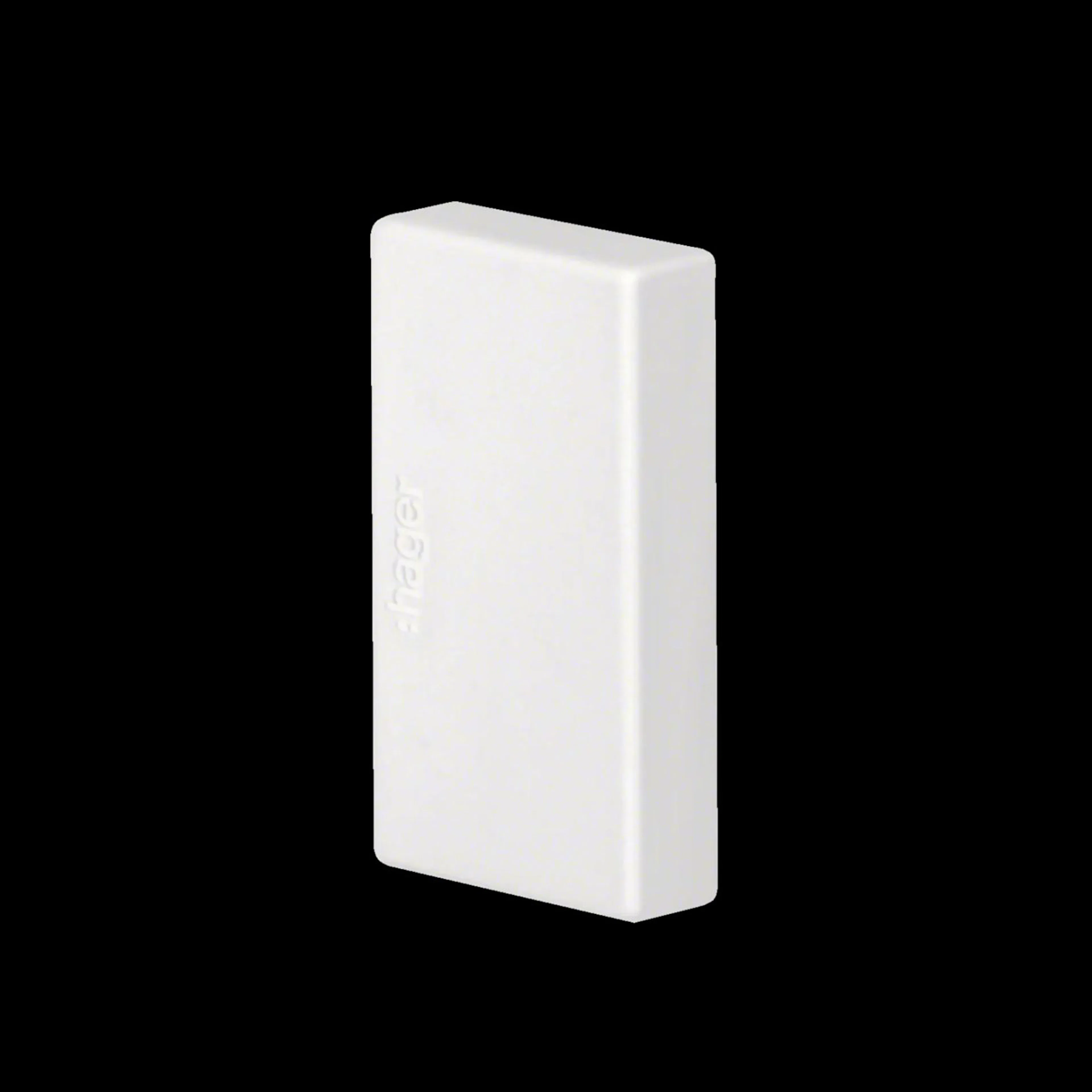 Ändstycke till Matarkanal Hager LF/LFH Flexibel 20 x 35 mm Halogenfri Vit RAL 9016