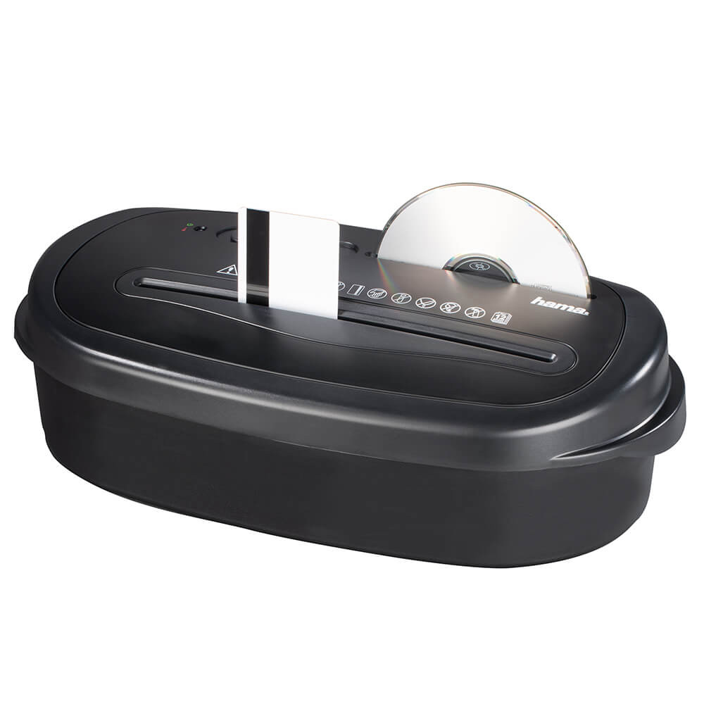 Dokumentförstörare Hama Home X12CD med 21-liters Uppsamlingsbehållare