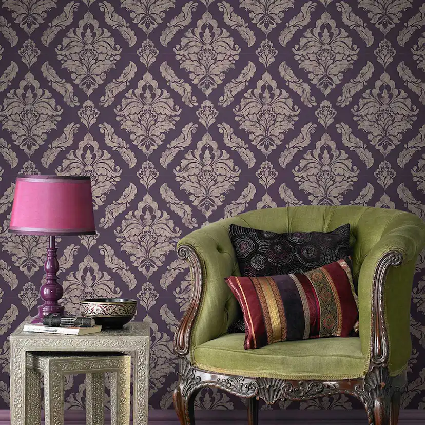 Tapet Graham & Brown Boutique Damask Metallic Effekt 104261