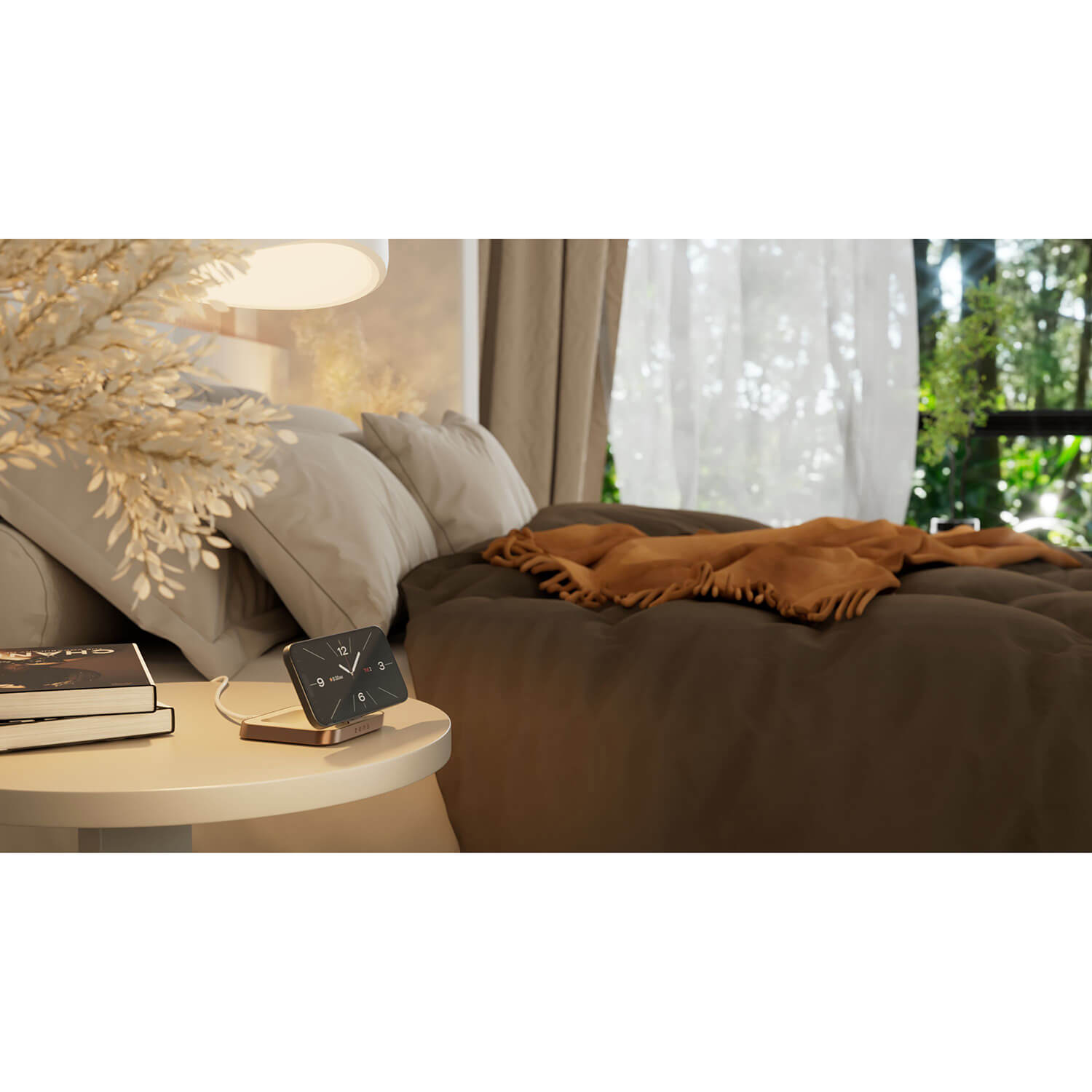 Trådlös Laddare ZENS Nightstand Qi 15W