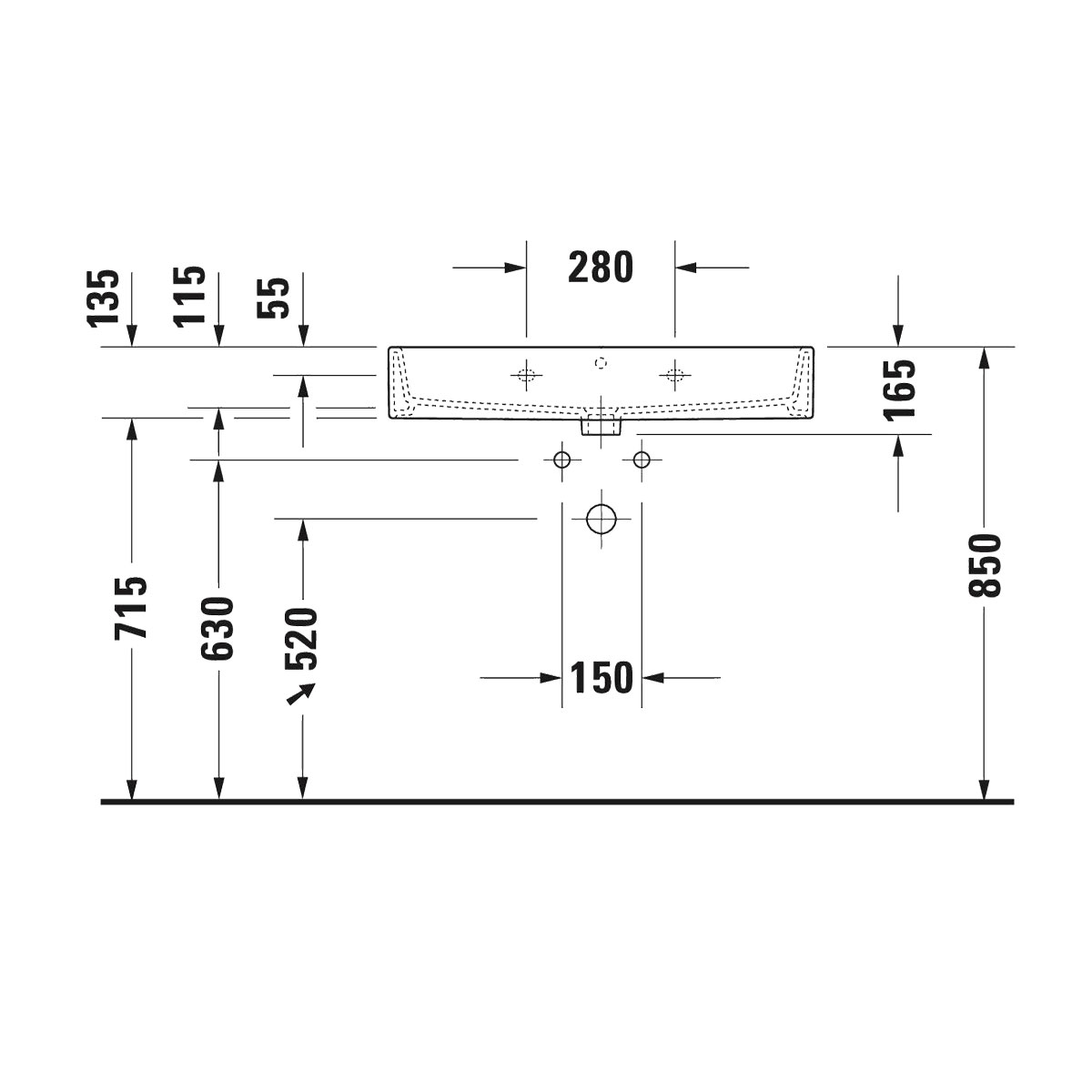 Tvättställ Duravit Vero Air