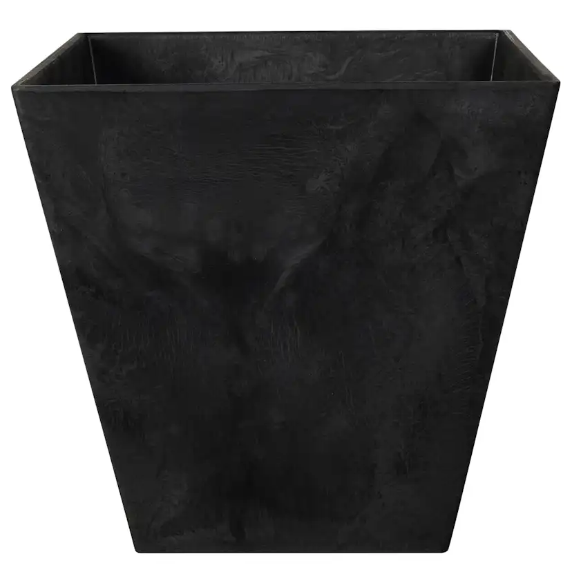 Kruka Artstone Ella Svart 30 x 30 x 29 cm