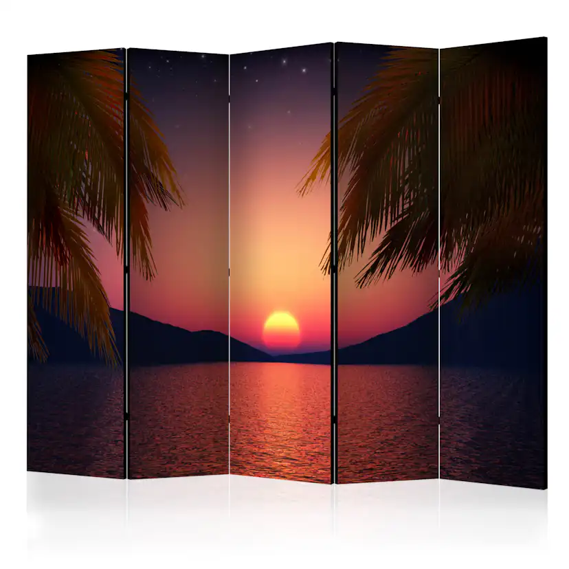 Rumsavdelare Skärmvägg Arkiio Romantic Evening on the Beach II 225x172 cm