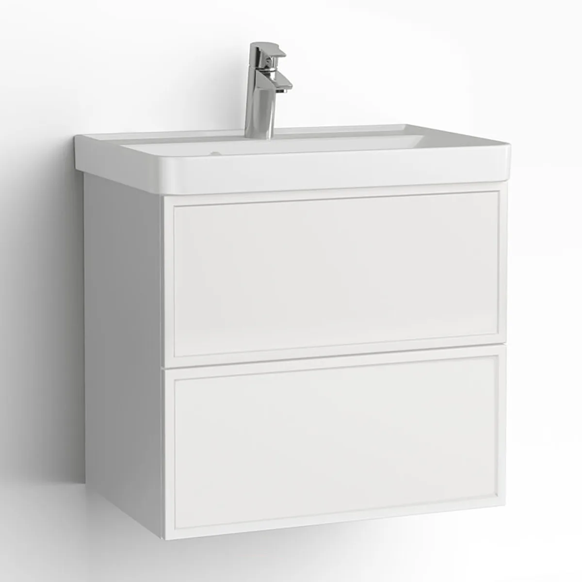 Kommod Mezzo 600 Thea vit push Thea Vit, utan Eluttag, med Push Open