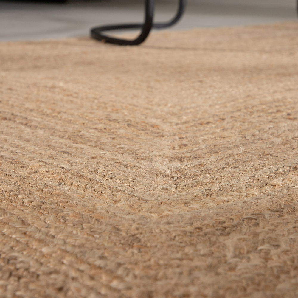 Oliver 100% jute - 300*200- -Rectangular-Natural dark 300x200 cm