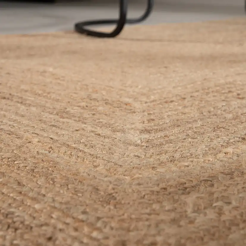 Oliver 100% jute - 300*200- -Rectangular-Natural dark 300x200 cm