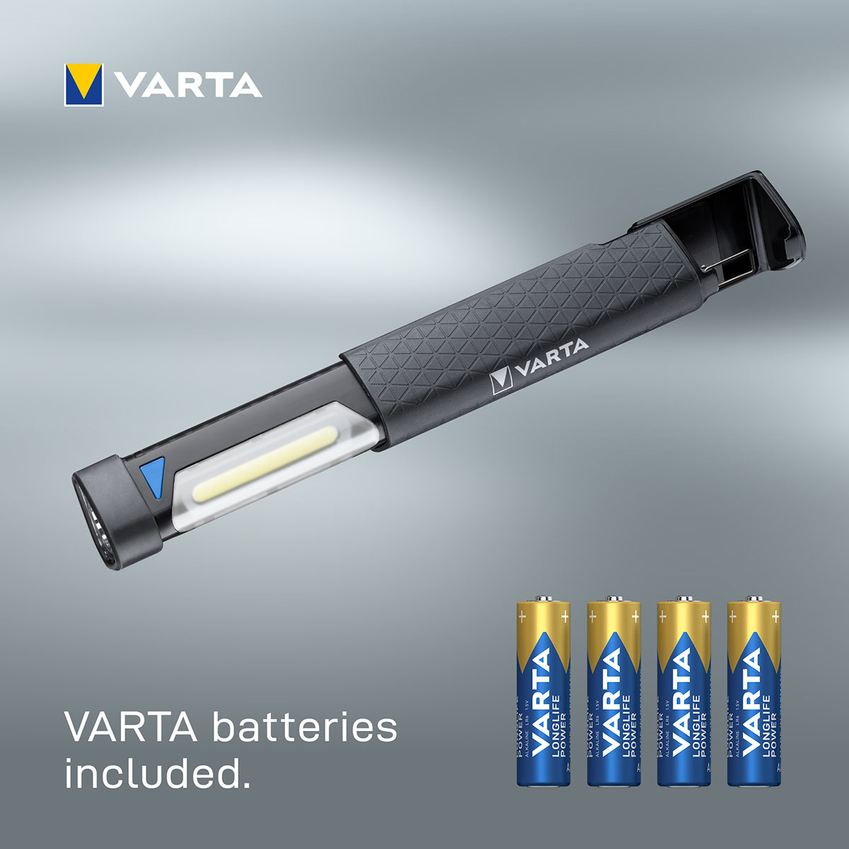 Arbetsbelysning Varta Work Flex Telescope Light IP54 250 lm