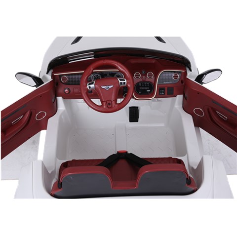 Elbil Nordic Play Bentley 2 Personer 2x6 V Eva-hjul Speed Vit