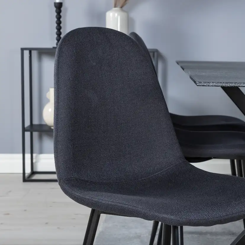 Matgrupp Venture Home Piata med 6 Pobbie Stolar Polyestertyg
