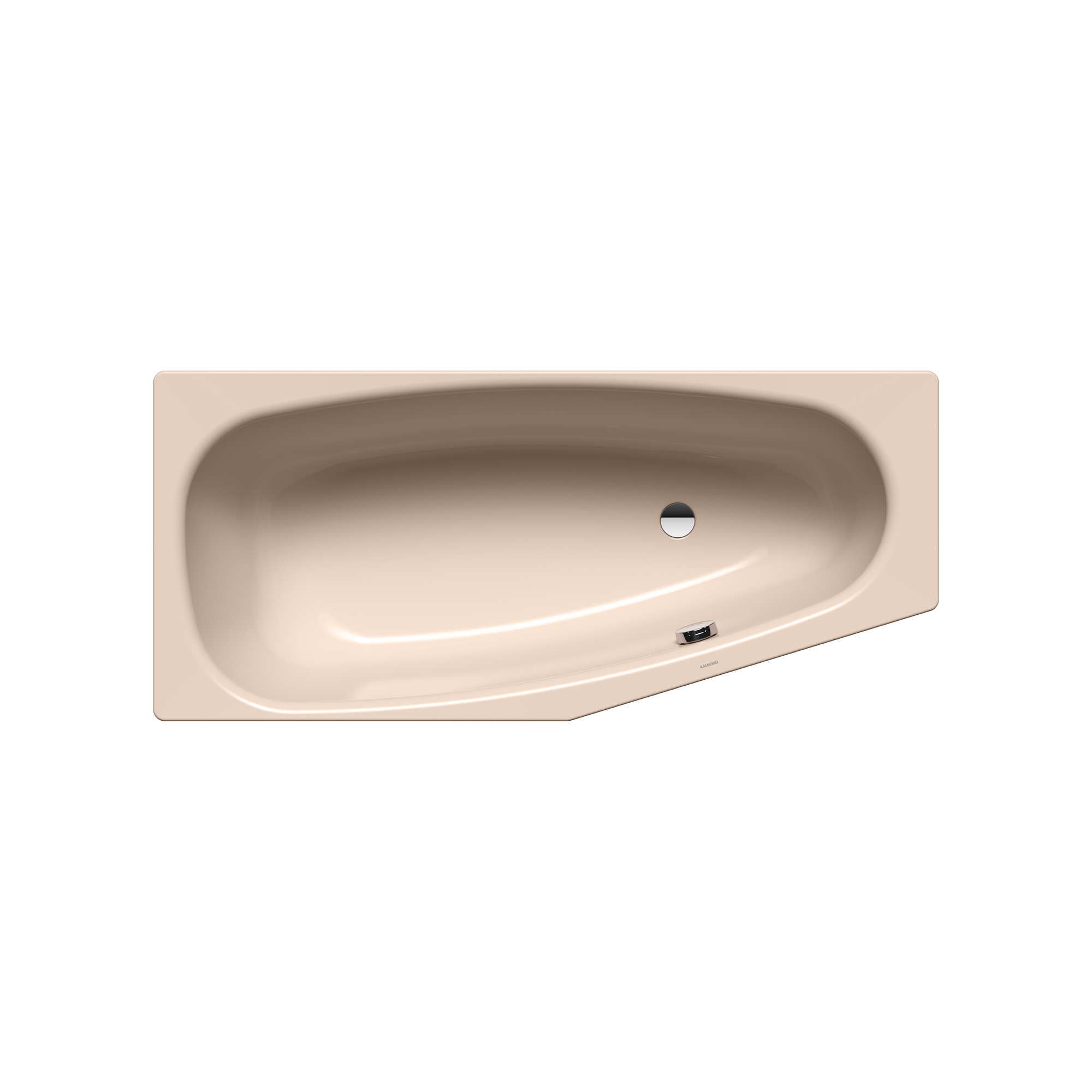 Inbyggnadsbadkar Kaldewei MinixStorlek: 1570x700x420 mm, Färg: Bahama Beige, Utförande: Höger