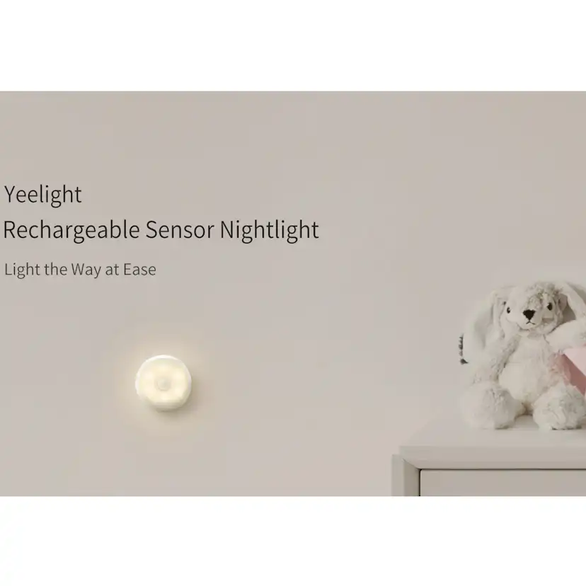 Nattlampa Yeelight Motion Sensor, Vit- Smart Belysning