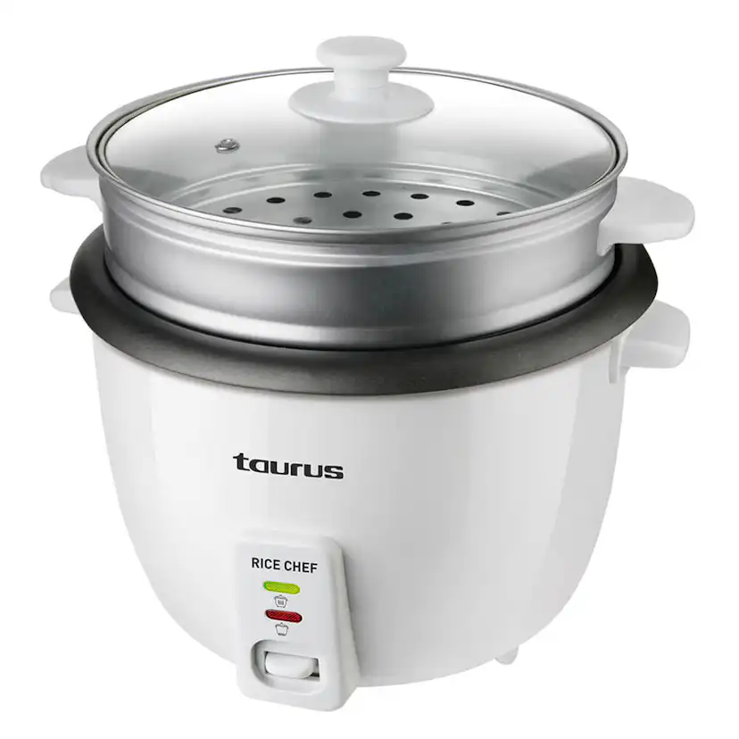 Riskokare Taurus Inkl Tillbehör för Ångkokning 1,8L
