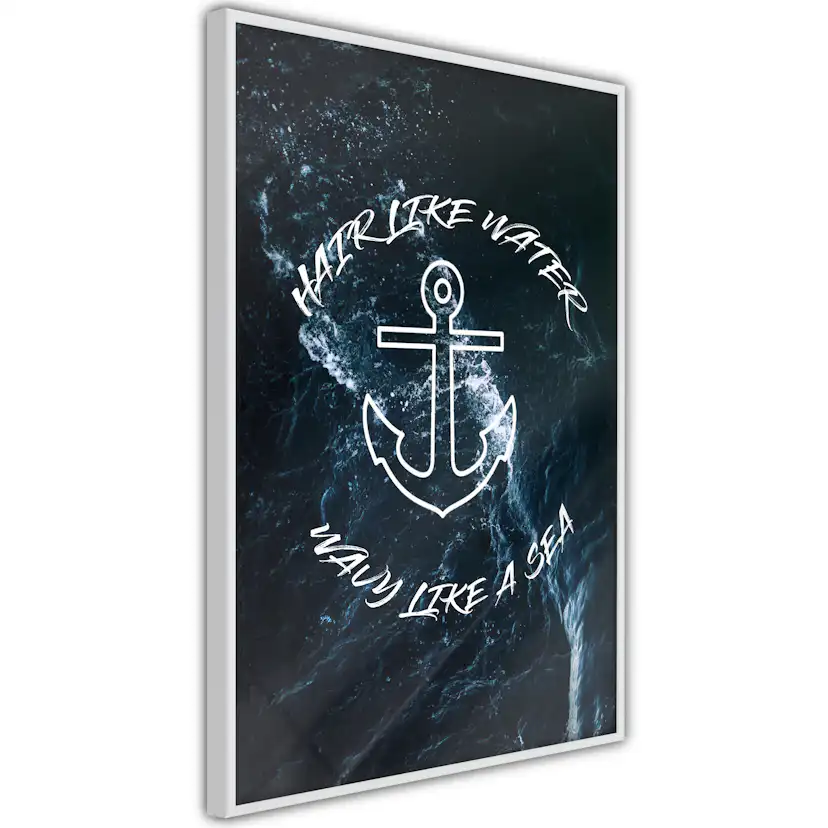 Poster Artgeist Affisch Hair like Water, Wavy like a Sea
