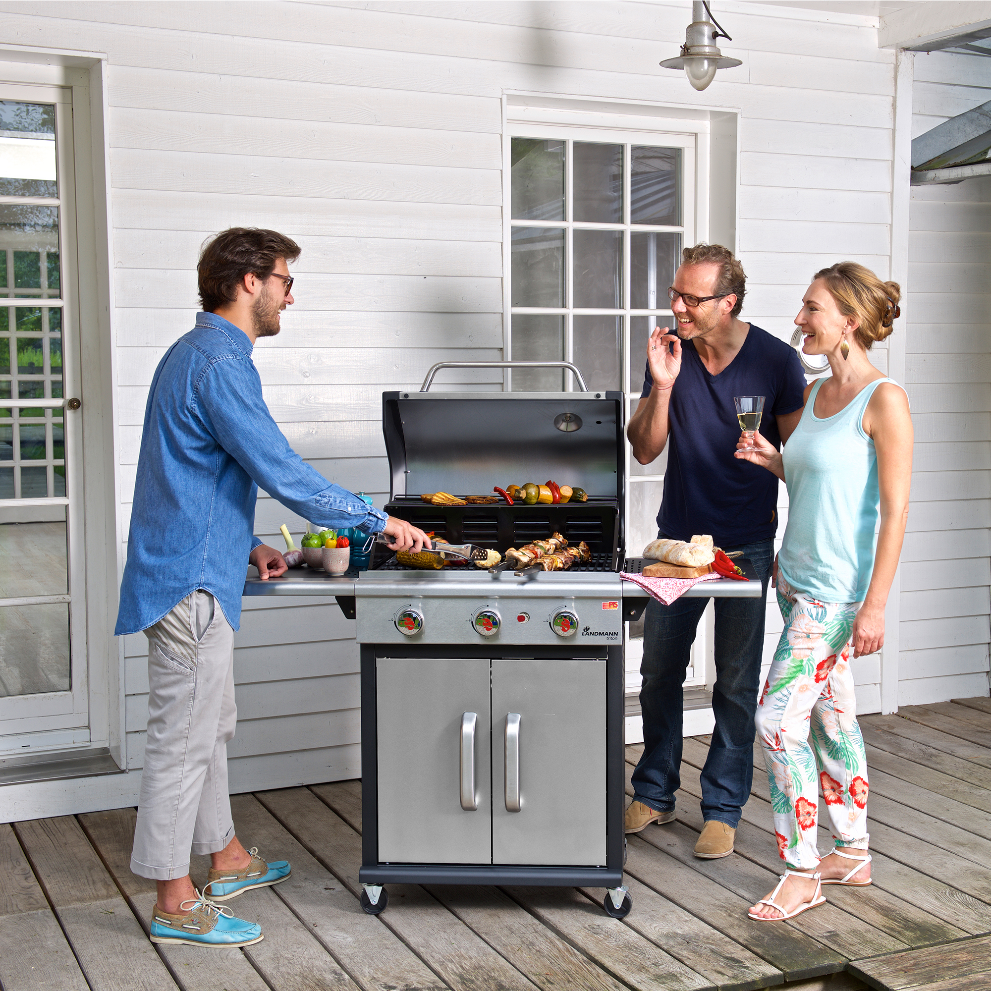Gasolgrill Landmann Triton flexX PTS 3.0 Stainless Steel