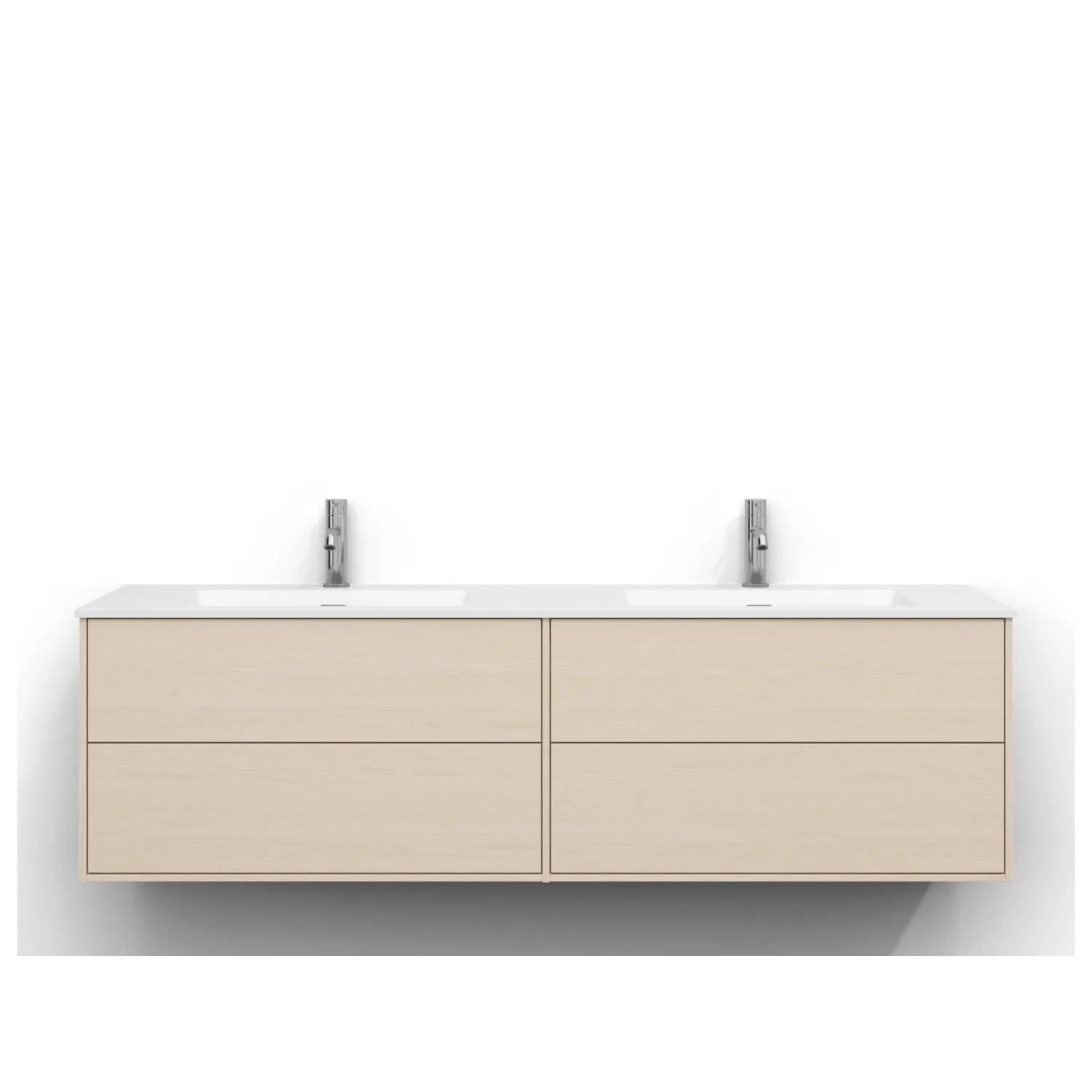 Tvättställsskåp Svedbergs Epos 160x45 med 2+2 Lådor