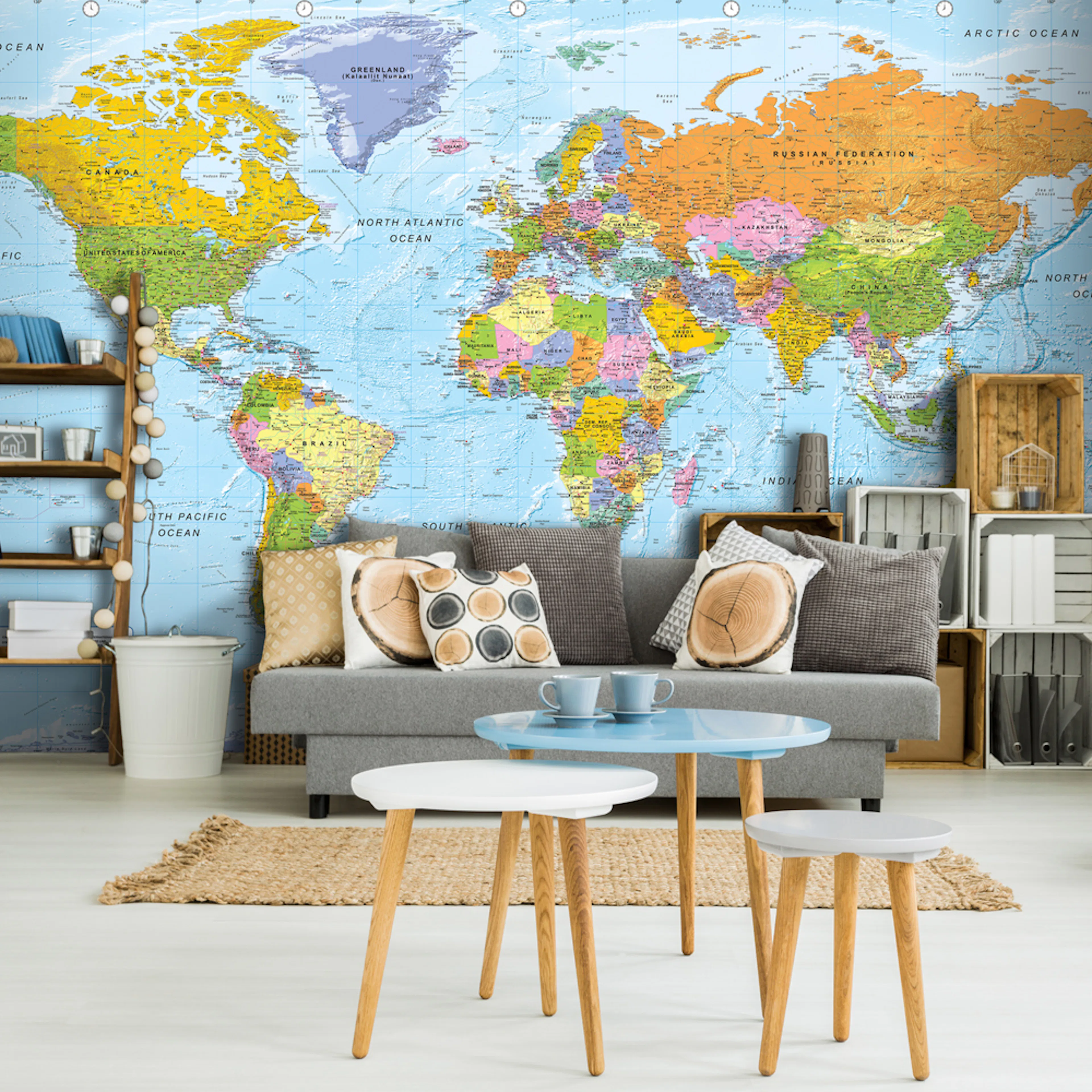 Fototapet Arkiio Orbis Terrarum 400x250 cm